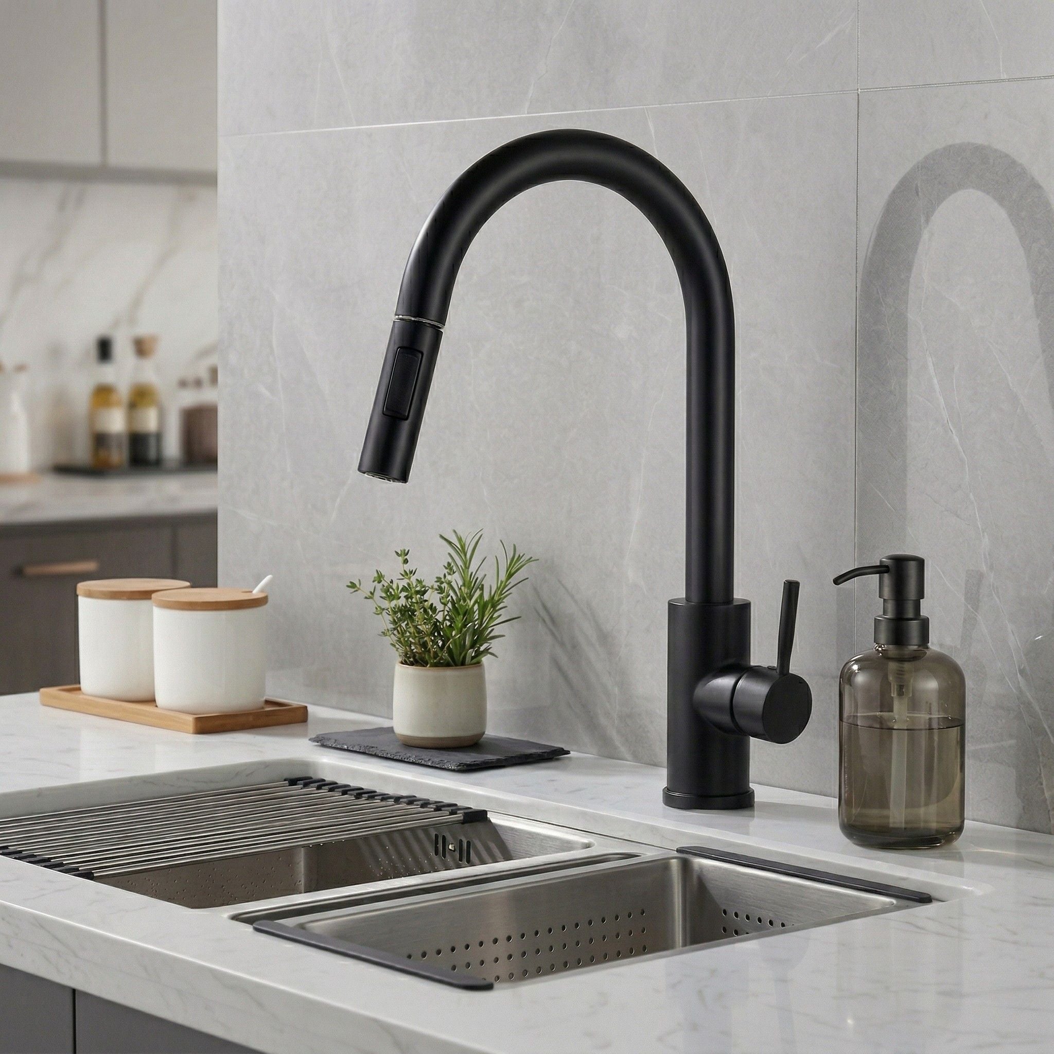 Robinet Mitigeur Cuisine Douchette — NORVIK Aqua