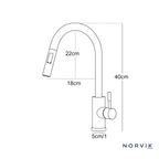 Robinet Mitigeur Cuisine Douchette — NORVIK Aqua