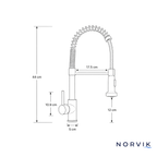 Robinet Mitigeur Cuisine Douchette - NORVIK Spring