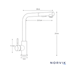 Robinet Mitigeur Cuisine Douchette - NORVIK Flow