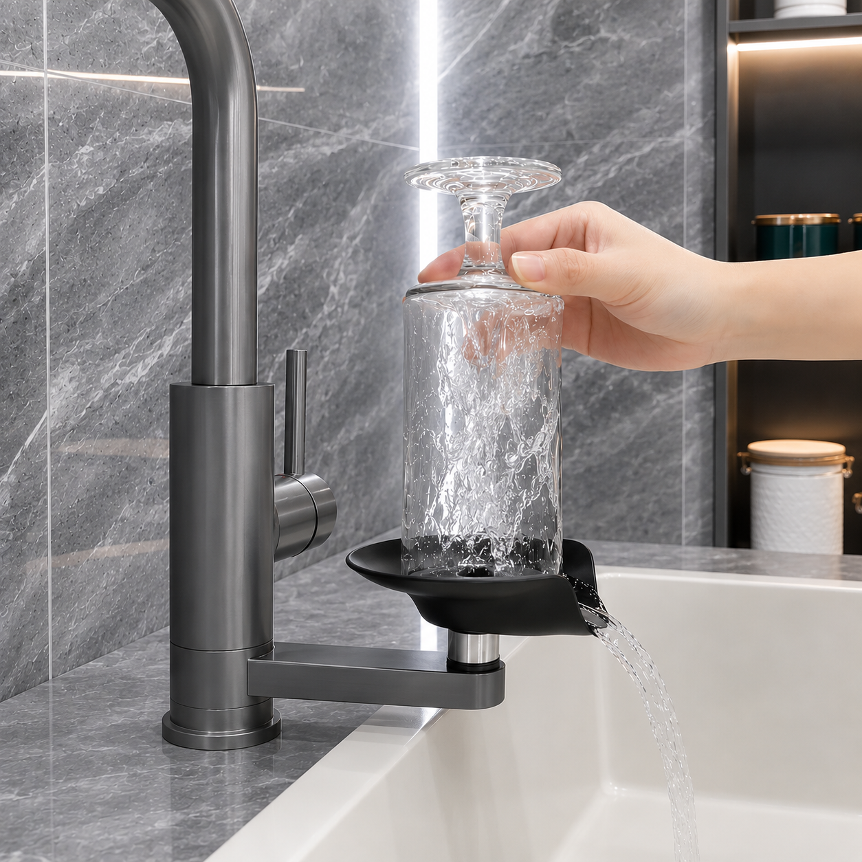 Robinet Mitigeur Cuisine Lave-Verre — NORVIK Fusion