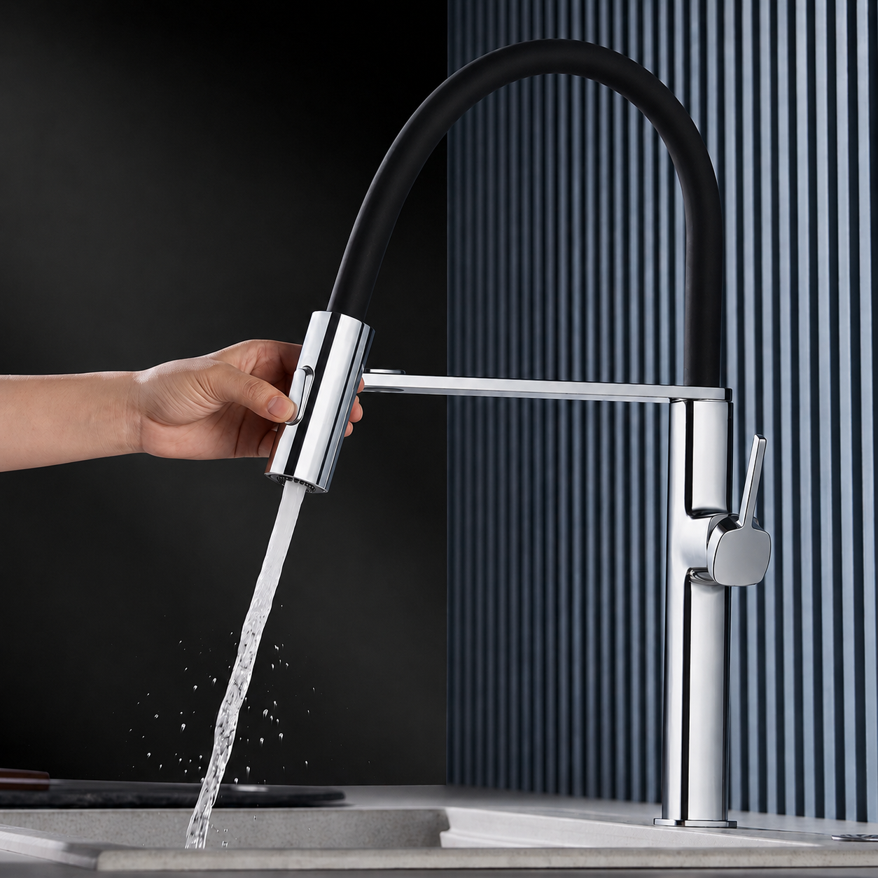 Robinet Mitigeur Cuisine Design - NORVIK Magneto