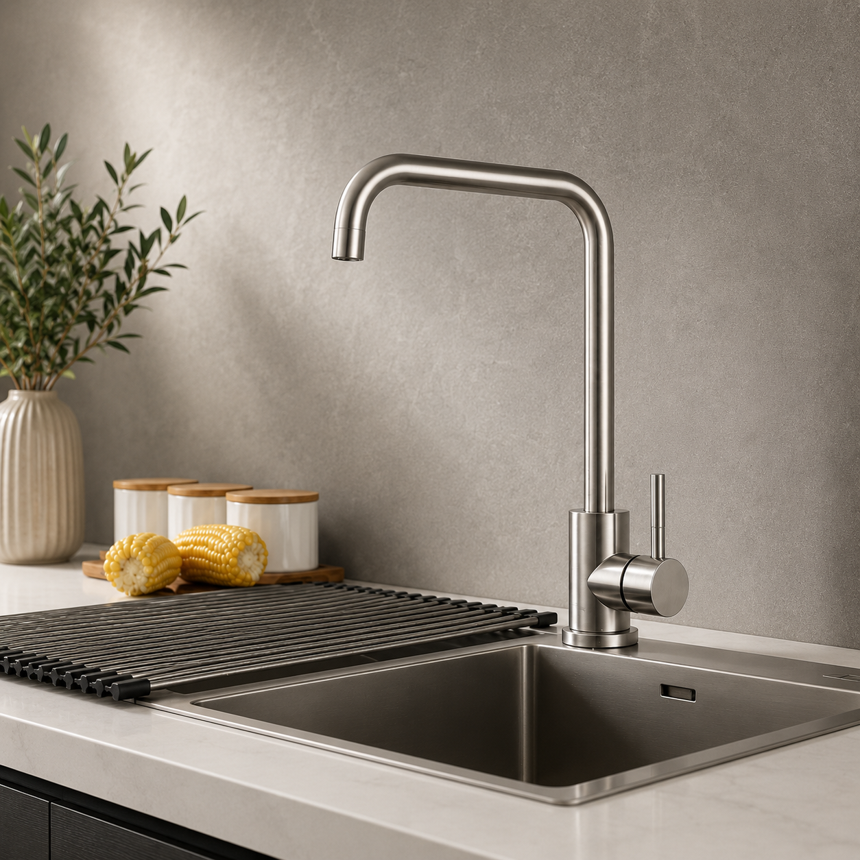 Robinet Mitigeur Cuisine Minimaliste - NORVIK Linea