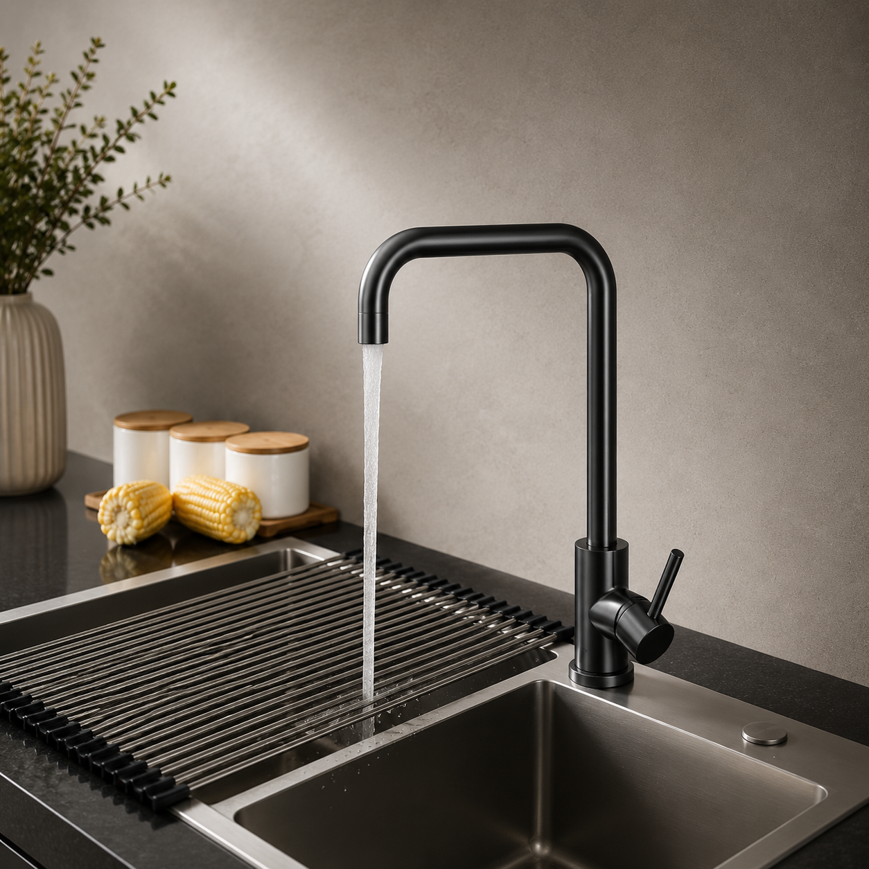 Robinet Mitigeur Cuisine Minimaliste - NORVIK Linea