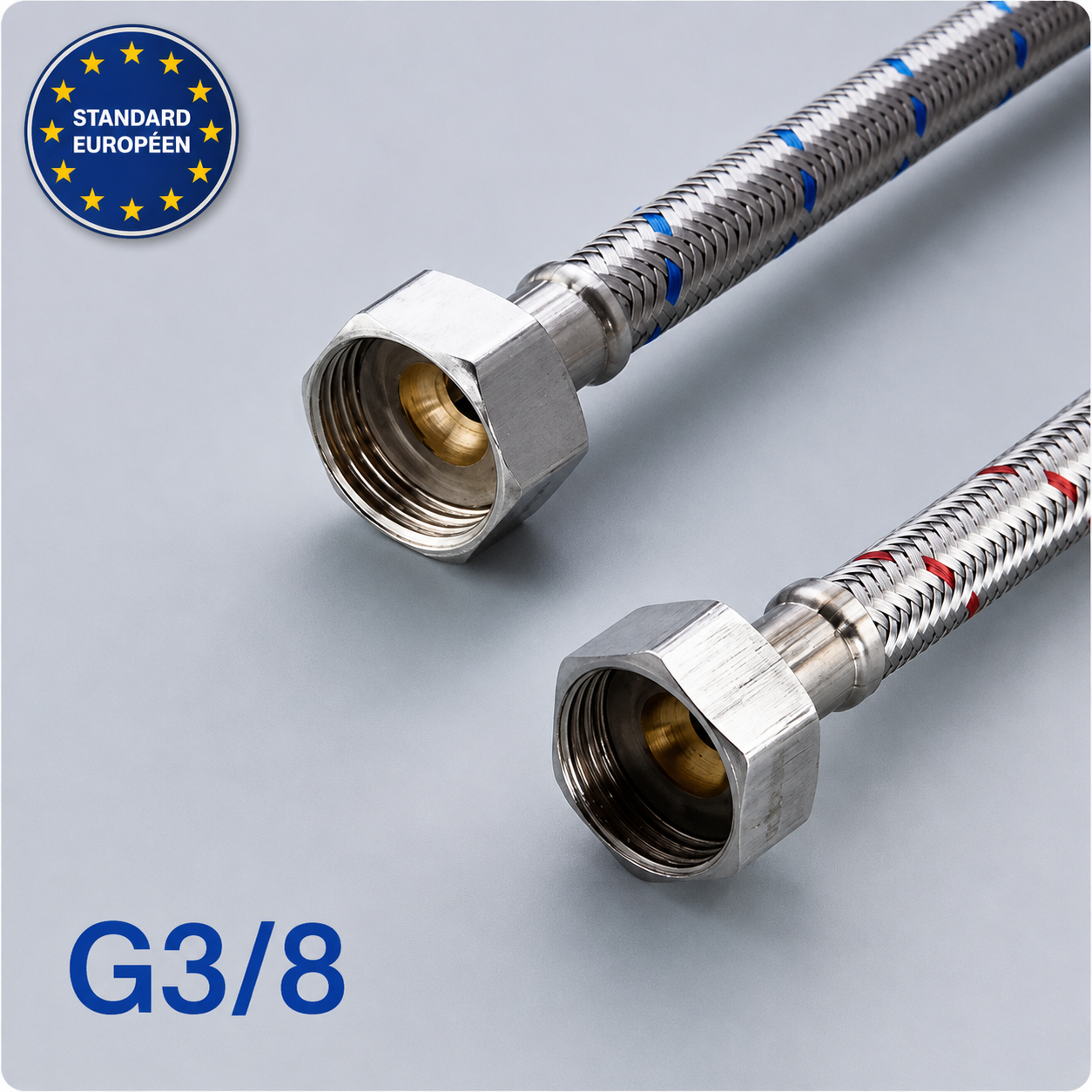 Flexibles inox renforcés 60 cm – Norvik