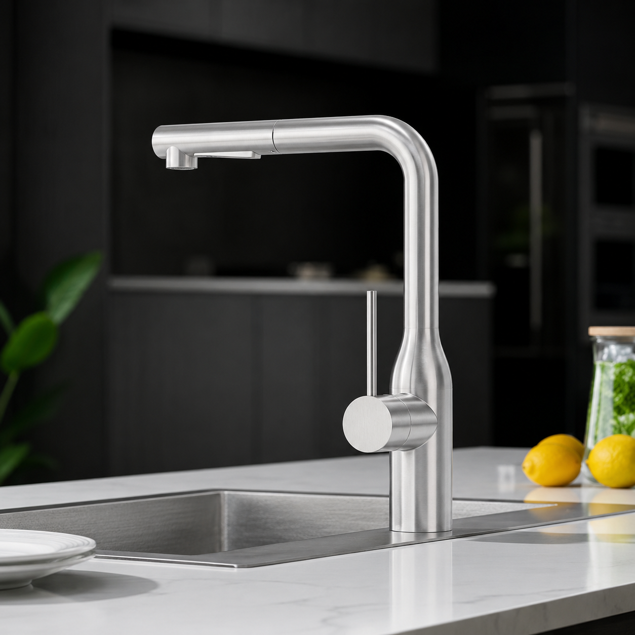 Robinet Mitigeur Cuisine Douchette — NORVIK Horizon