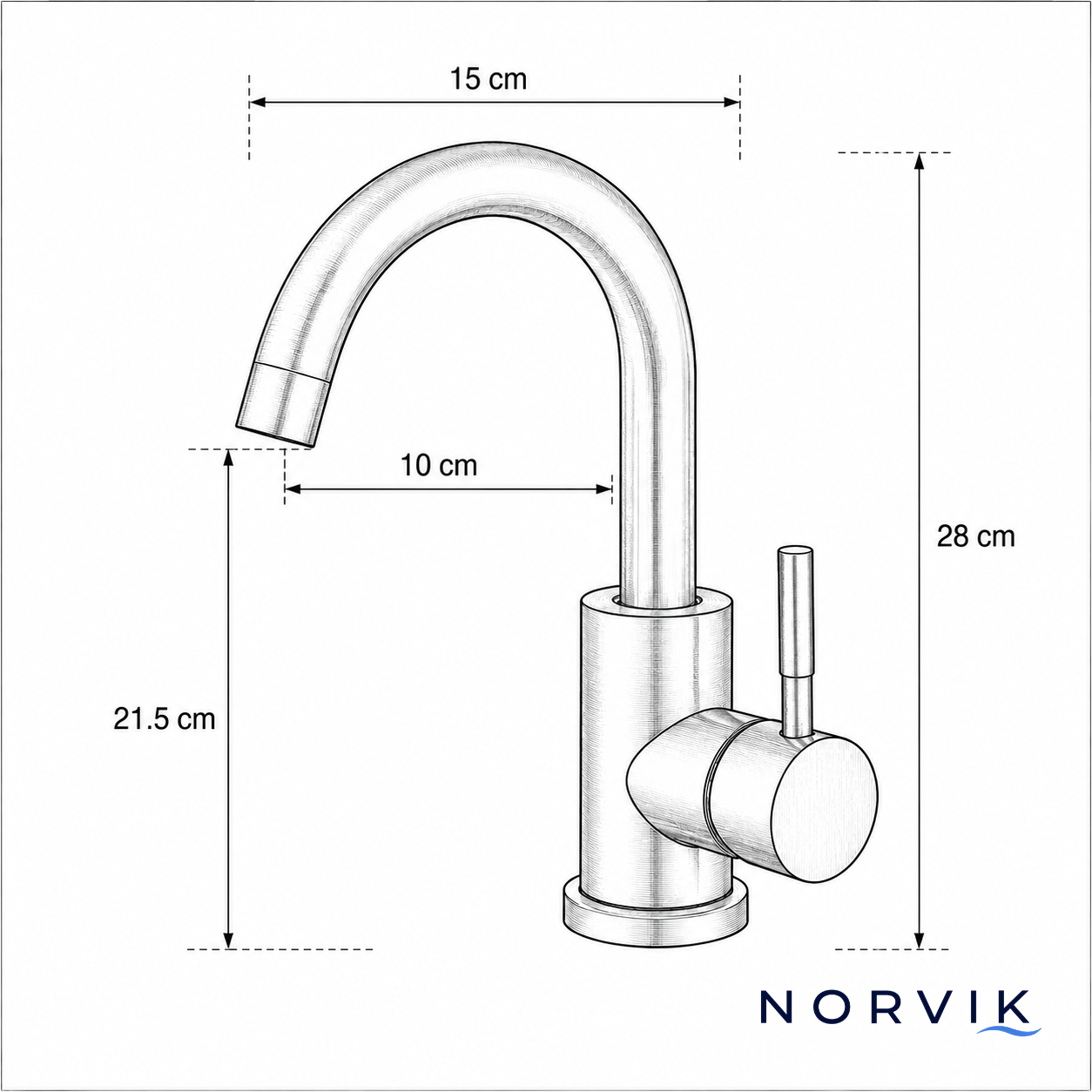 Robinet salle de bain - NORVIK Arc