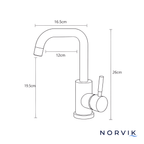 Robinet salle de bain - NORVIK Halo