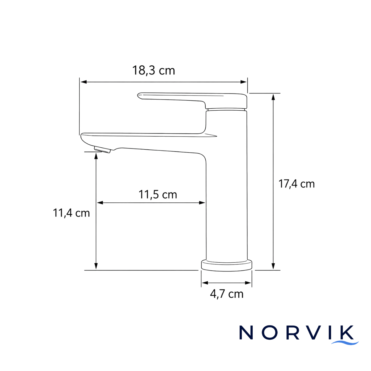 Robinet Salle de Bain — NORVIK Edge