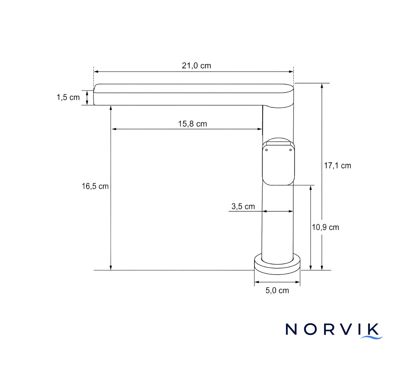 Robinet salle de bain – NORVIK Nero