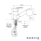 Robinet Mitigeur Cuisine Douchette — NORVIK Shadow